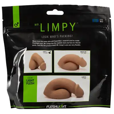 Fleshlight - Mr. Limpy Small. Realistyczny członek, idealna super miękka proteza z działaniem push-up. Niewielki rozmiar