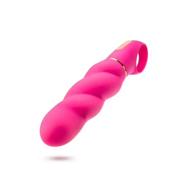 Aria - Amazing AF Fuchsia USB. Różowy wibrator o energetycznym kolorze i szalonym kształcie. Mega poziom stymulacji. 