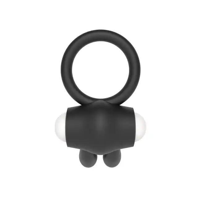 LoveToy - Power Clit Cockring Rabbit. Wibrujący pierścień erekcyjny ze stymulatorem łechtaczki w kształcie króliczych uszu. Wydłużony stosunek i dodatkowa stymulacja