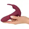 Javida - RC Hands-free Vibrator. Podwójny wibrator dopochwowy i łechtaczkowy. Funkcja posuwu, obrotowe kulki i wibracje dla wyjątkowych doznań, sterowanie pilotem