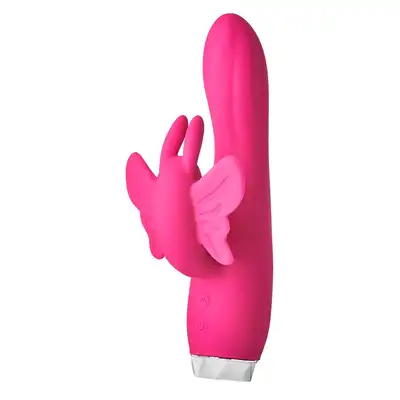 Dream Toys - Flirts Butterfly Vibrator. Podwójny wibrator do stymulacji punktu G i łechtaczki. Podwójna stymulacja na wysokim poziomie