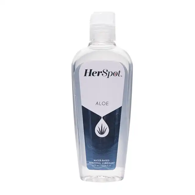 Fleshlight - HerSpot Aloe Lube. Wodny lubrykant wzbogacony o naturalny sok z liści aloesu. Delikatna formuła