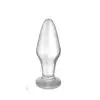 LoveToy - 4,3" Plug Glass Romance. Plug analny z hipoalergicznego szkła borokrzemianowego. Idealny materiał dla wrażliwych