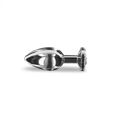 Weighted Steel Butt Plug - M Silver