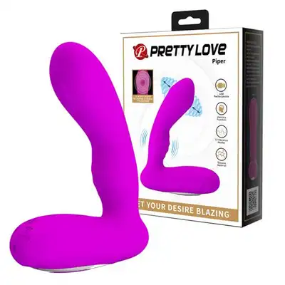 Pretty Love - Piper Prostate USB. Stymulator prostaty z 2 mocnymi silniczkami oraz masażerem krocza
