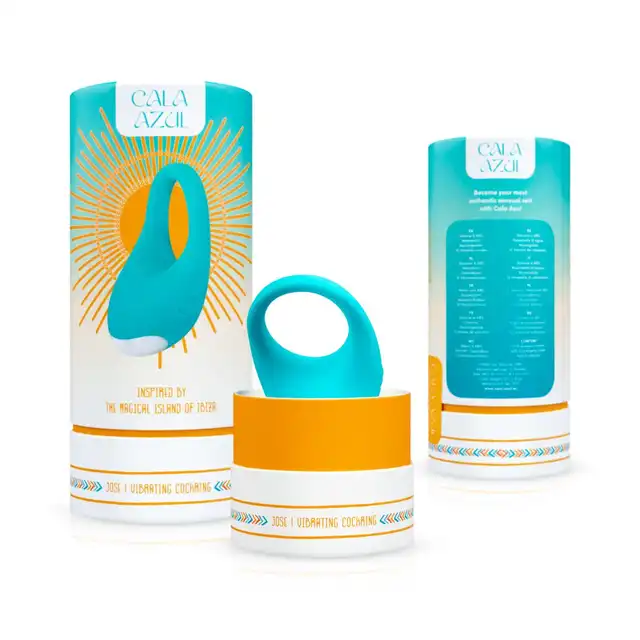 Cala Azul - Jose Cock Ring. Pierścień erekcyjny o szalonych wibracjach niczym energetyczna Ibiza!
