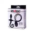 Rimba - Inflatable Anal Plug - pompowany plug analny z ogonem. Łatwy zawór spustowy
