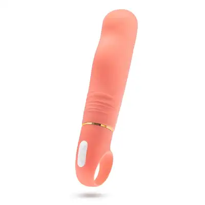 Aria - Smokin' AF Coral. Atrakcyjny wibrator do stymulacji punktu G, potężny silnik technologii Rumble Tech z wieloma funkcjami