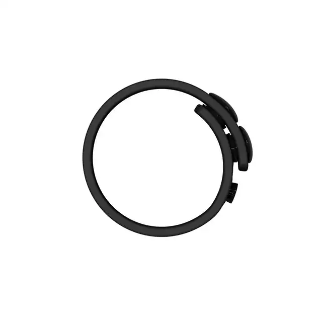 Love to Love - Hero Ring Black - regulowany ring na penisa w kolorze czarnym. Zwiększona i dłuższa erekcja 