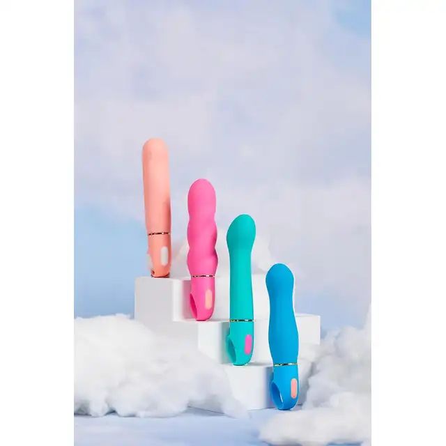 Aria - Amazing AF Fuchsia USB. Różowy wibrator o energetycznym kolorze i szalonym kształcie. Mega poziom stymulacji. 