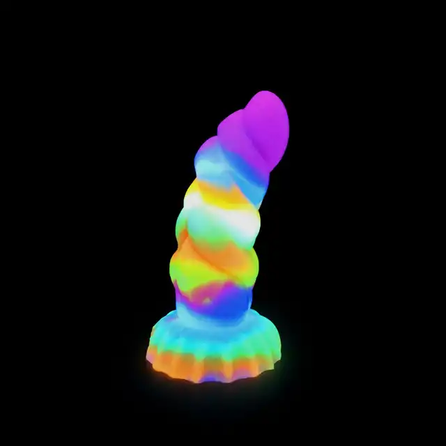 Kiotos - Monstar Dildo Beast 60 Glow - świecące dildo bestii. Rozświetl atmosferę w swojej sypialni