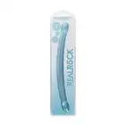 Shots Toys - Non Realistic Double Dildo - Blue 42 cm. Dwustronne, transparentne, niebieskie dildo o wysokiej elastyczności