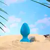 Cala Azul - Blanca Anal Plug. Turkusowa wibrująca zatyczka analna inspirowana energetyczną Ibizą