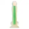 Radiant - Soft Silicone Glow In The Dark Dildo Small Green 17,5 cm. Silikonowe dildo w kształcie penisa z mocną przyssawką. Świeci w ciemnościach. 
