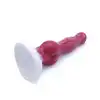 Kiotos Monstar - Dildo Beast 64 Squirt - zwierzęcy penis z opcją wytrysku. Dwukolorowe dildo