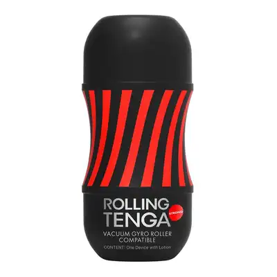 Tenga - Rolling Tenga Gyro Roller Cup Strong. Masturbator z wyjątkowym rękawem stymulującym. Produkt kompatybilny z Tenga-Gyro Roller