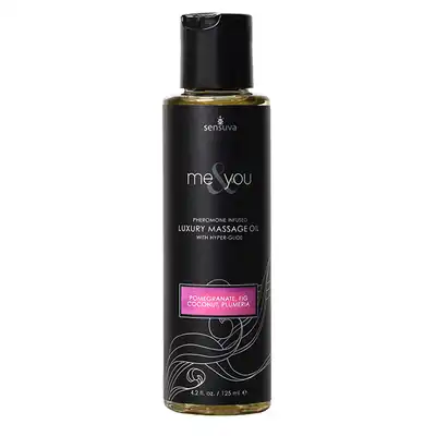 Sensuva - Me &amp; You Pomerganate &amp; Coconut Oil 125 ml. Luksusowy olejek do masażu o zapachu granatu i kokosa 