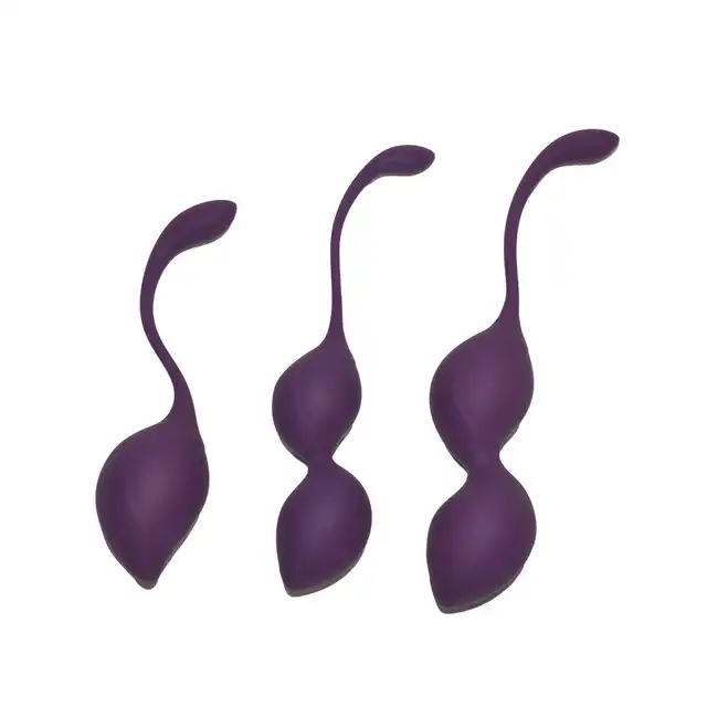 Rimba - Geneva Purple - zestaw treningowy. Wzmocnij mięsnie dnia miednicy. Kulki progresywne