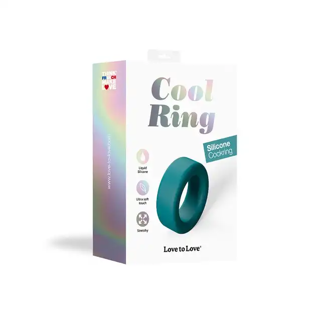 Love to Love - Cool Ring Blue - ring erekcyjny w kolorze niebieskim. Zwiększona erekcja i opóźniony wytrysk