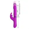 Pretty Love - Reese USB. Wielofunkcyjny wibrator z ruchomymi kuleczkami oraz ruchem posuwistym