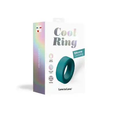 Love to Love - Cool Ring Blue - ring erekcyjny w kolorze niebieskim. Zwiększona erekcja i opóźniony wytrysk