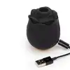 Fifty Shades of Grey - Suction Rose Black. Czarna różyczka do łechtaczki, stymulacja ciśnieniowa w trybie incognito