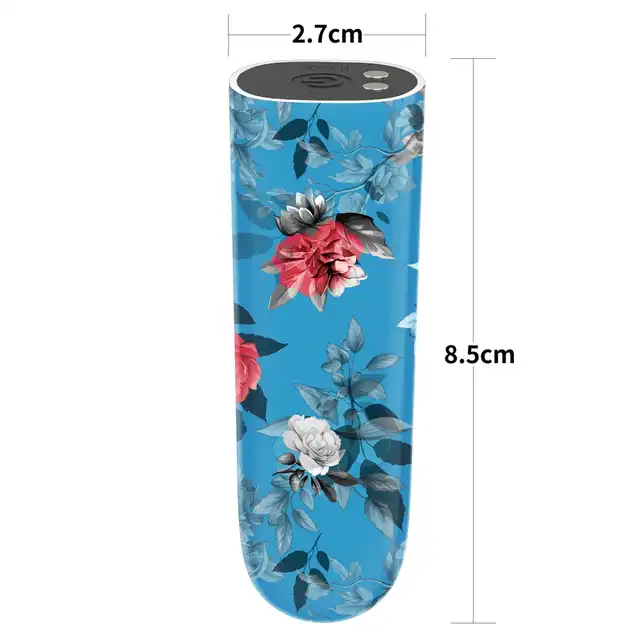 LoveToy - Daphne Massager. Mini wibrator o uroczym wzorze kwiatowym. Idealny elegancki towarzysz dla miłośniczki kwiatów