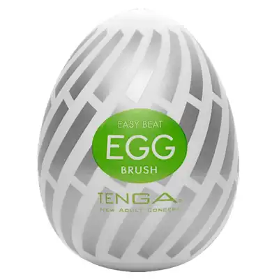 Tenga - Egg Brush. Nowoczesny masturbator męski. Kompaktowa forma, idealny w podróży