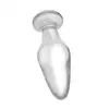 LoveToy - 4,3" Plug Glass Romance. Plug analny z hipoalergicznego szkła borokrzemianowego. Idealny materiał dla wrażliwych