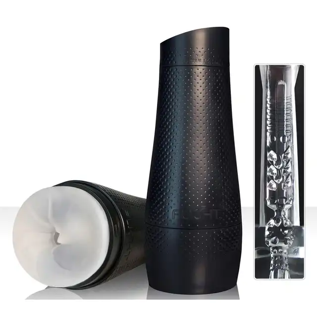 Fleshlight - Flight Pilot. Kompaktowy masturbator dla mężczyzn z ultra stymulacyjnym rękawem wewnętrznym. Dyskretny design idealny na podróże