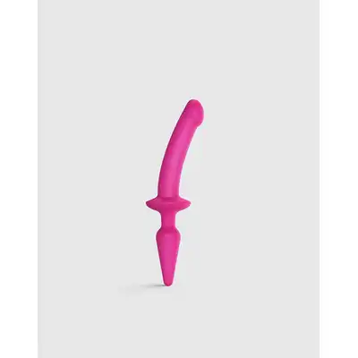 Strap-On-Me - Semi Real Switch Plug Pink S - podwójna zabawa - podwójna przyjemność. Dildo oraz wtyczka analna