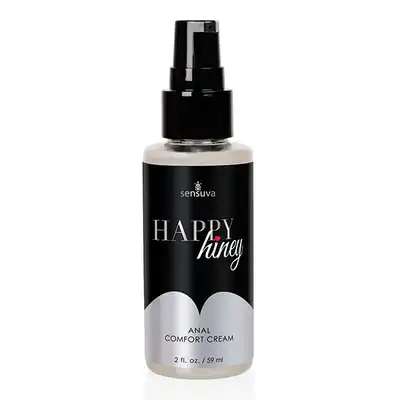 Sensuva - Happy Hiney Anal Comfrot Cream 59 ml - krem analny. Rozluźnienie mięśni i mniejsze tarcie. Zapach wiśni