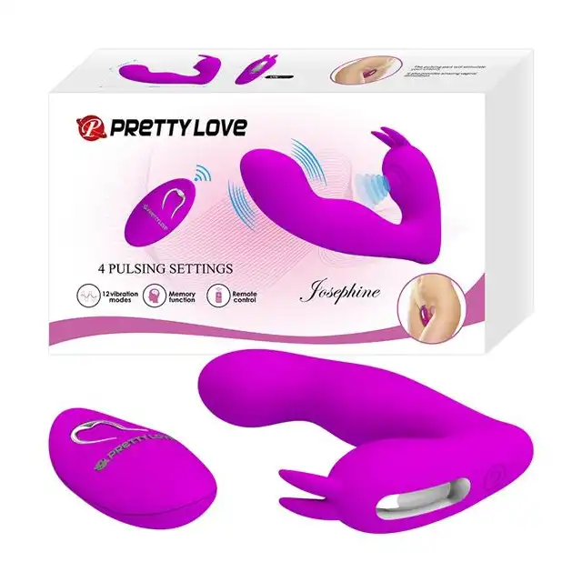Pretty Love - Josephine G-Spot. Masażer punktu G oraz warg sromowych z pulsacyjnym stymulatorem łechtaczki 