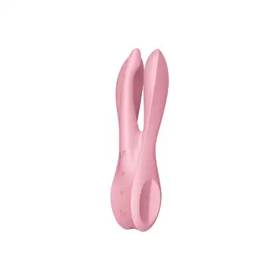 Satisfyer - Threesome 1 pink - nowoczesny wibrator z trzema ramionami. Kierunkowa stymulacja łechtaczki i warg sromowych