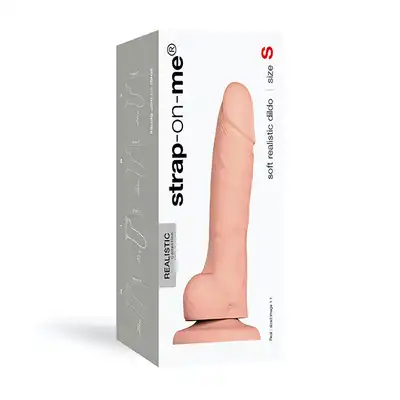 Strap-On-Me - Soft Realistic Dildo Vanilla S. Realistyczne dildo z super miękkiego silikonu, zdefiniowane żyły i żołądź