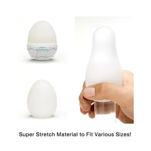Tenga - Egg Brush. Nowoczesny masturbator męski. Kompaktowa forma, idealny w podróży