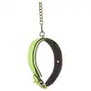 Radiant - Collat &amp; Leash Set. Świecąca w ciemnościach obroża i smycz w kolorze zielonym. Unikalny futurystyczny dodatek do sesji BDSM