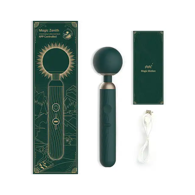Magic Motion - Zenith Wand. Bezprzewodowy wibrator magiczna różdżka. Aplikacja z synchronizacją z muzyką, gestami i wieloma innymi funkcjami. Odkryj je sam!