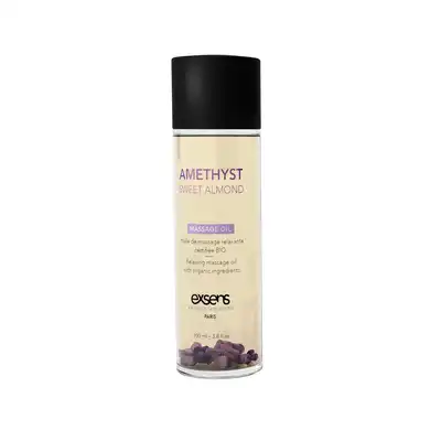 EXSENS ORGANIC MASSAGE OIL AMETHYST SWEET ALMOND 100ML