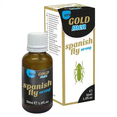 Hot - Spanish Fly Gold 30ml . Hiszpańska mucha na bazie arganiny i dzięglu chińskiego. Wspiera libido i potencję. 