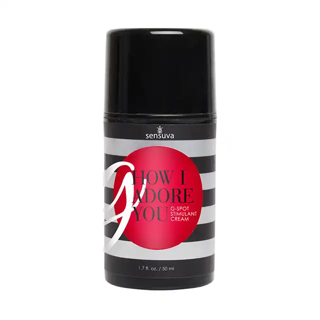 Sensuva - G, How I Adore You - G-Spot Stimulant Cream 50 ml - krem do przyjemnej stymulacji punktu G. Zwielokrotniony orgazm