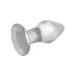 LoveToy - 4,3" Plug Glass Romance. Plug analny z hipoalergicznego szkła borokrzemianowego. Idealny materiał dla wrażliwych