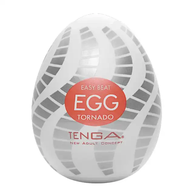 Tenga - Egg Tornado. Nowoczesny masturbator męski. Kompaktowa forma, idealny w podróży