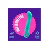 Aria - Flirty AF Teal. Niesamowity wibrator do punktu G z wodoodpornością IPX7 . Z silikonu utwardzanego platyną. 