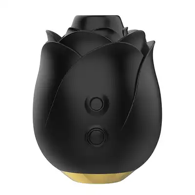 Fifty Shades of Grey - Suction Rose Black. Czarna różyczka do łechtaczki, stymulacja ciśnieniowa w trybie incognito