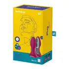 Satisfyer - Rotator Plug 2+ Red - korek analny z wibracjami oraz rotującymi koralikami. Sterowany przez aplikację