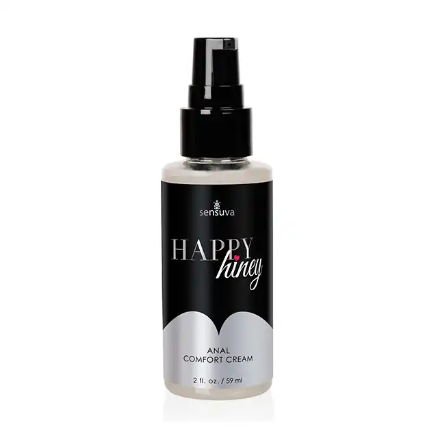Sensuva - Happy Hiney Anal Comfrot Cream 59 ml - krem analny. Rozluźnienie mięśni i mniejsze tarcie. Zapach wiśni