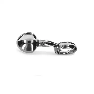 Fine Stimulation Plug - L Silver