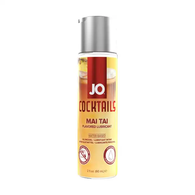 System Jo - H2O Lubricant Cocktails Mai Tai 60 ml - smakowy lubrykant na bazie wody. Smak koktajlu - mai tai