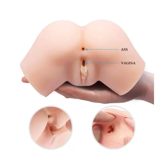 Crazy Bull - Dual Vagina And Ass. Masturbator w formie dużego tyłka. Soczyste pośladki, które poddadzą się Twoim rozkazom